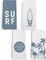 Coastal Beach Surf Kitchen Towels Set of 4, Surfboard Tropical Palm Tree Dish Tea Towels for Kitchen, Coastal Summer Decorative Hand Towel for Bathroom, Beach Theme Bathroom Decor, 16x24Inch
